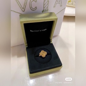 VCA Van Cleef & Arpels Vintage Alhambra кольцо из желтого зол