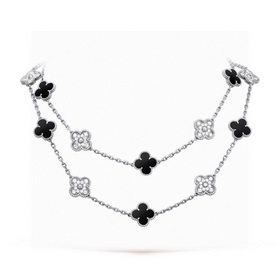 VCA четырехлистный клевер Van Cleef & Arpels, полностью инкру