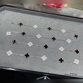 VCA четырехлистный клевер Van Cleef & Arpels, полностью инкру