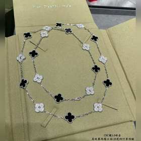 VCA четырехлистный клевер Van Cleef & Arpels, полностью инкру