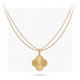 Van Cleef & Arpels Четырехлистный клевер, длинная цепочка, ла