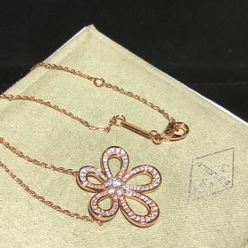 Ожерелье Van Cleef &amp; Arpels VCA. Классический цветок, большой