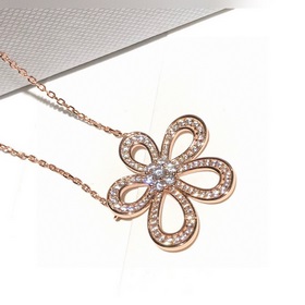 Ожерелье Van Cleef & Arpels VCA. Классический цветок, большой