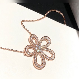 Ожерелье Van Cleef & Arpels VCA. Классический цветок, большой