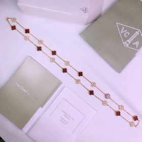 VCA четырехлистный клевер Van Cleef & Arpels, полностью инкру