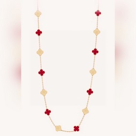 VCA четырехлистный клевер Van Cleef & Arpels, полностью инкру
