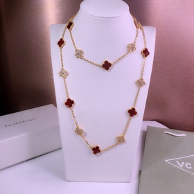 VCA четырехлистный клевер Van Cleef & Arpels, полностью инкру