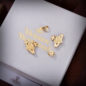 Vivienne Westwood Вивьен Вествуд Серьги Saturn Элегантный изящный