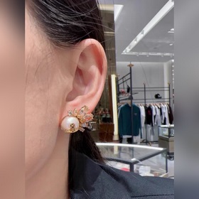 Vivienne Westwood Вивьен Вествуд Серьги Saturn Элегантный изыскан