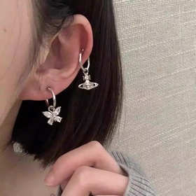 Vivienne Westwood Вивьен Вествуд Серьги Saturn Элегантный изыскан
