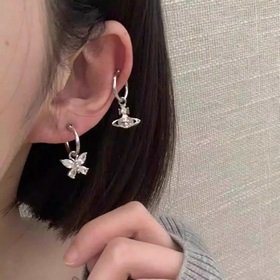 Vivienne Westwood Вивьен Вествуд Серьги Saturn Элегантный изыскан