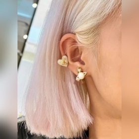 Vivienne Westwood Вивьен Вествуд Серьги Saturn Элегантный изыскан
