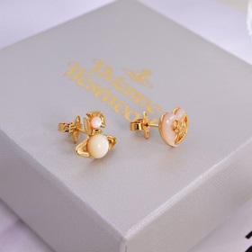 Vivienne Westwood Вивьен Вествуд Серьги Saturn Элегантный изыскан