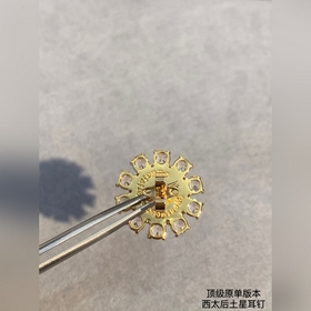 Серьги с жемчугом и бриллиантами от Empress Dowager. Оригинальные