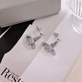 Vivienne Westwood Вивьен Вествуд Серьги Saturn Элегантный изыскан