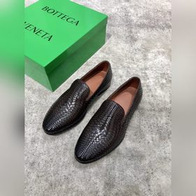 Bottega Veneta BV мужские плетеные кожаные туфли в стиле business