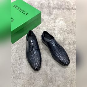 Bottega Veneta BV мужские плетеные кожаные туфли в стиле business
