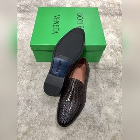 Bottega Veneta BV мужские плетеные кожаные туфли в стиле business
