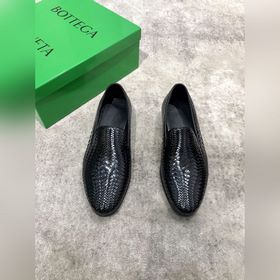 Bottega Veneta BV мужские плетеные кожаные туфли в стиле business