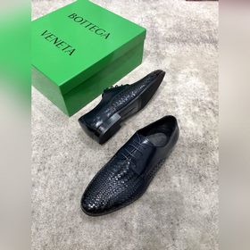 Bottega Veneta BV мужские плетеные кожаные туфли в стиле business