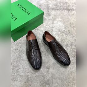 Bottega Veneta BV мужские плетеные кожаные туфли в стиле business