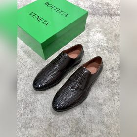Bottega Veneta BV мужские плетеные кожаные туфли в стиле business