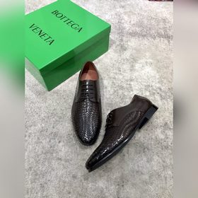 Bottega Veneta BV мужские плетеные кожаные туфли в стиле business
