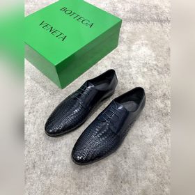 Bottega Veneta BV мужские плетеные кожаные туфли в стиле business