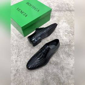 Bottega Veneta BV мужские плетеные кожаные туфли в стиле business