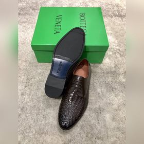 Bottega Veneta BV мужские плетеные кожаные туфли в стиле business