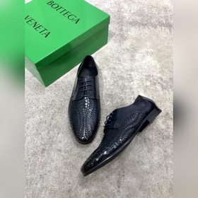 Bottega Veneta BV мужские плетеные кожаные туфли в стиле business
