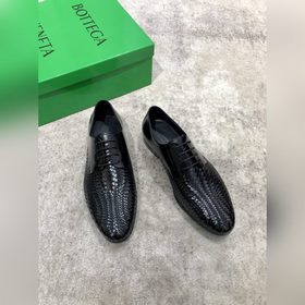Bottega Veneta BV мужские плетеные кожаные туфли в стиле business