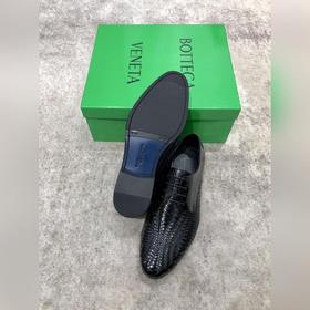 Bottega Veneta BV мужские плетеные кожаные туфли в стиле business