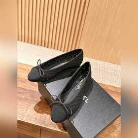 Классические балетки Chanel с новой сеткой. Идеально подходят как