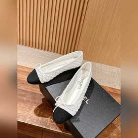 Классические балетки Chanel с новой сеткой. Идеально подходят как