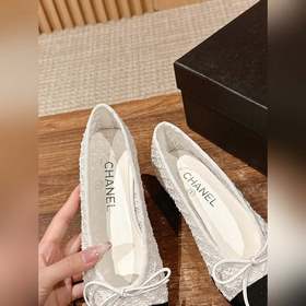 Классические балетки Chanel с новой сеткой. Идеально подходят как