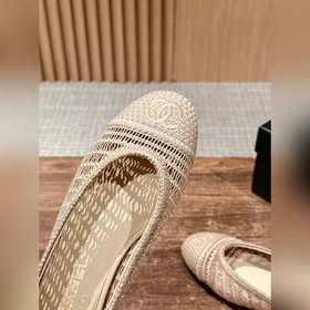 Классические балетки Chanel с новой сеткой. Идеально подходят как