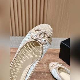 Классические балетки Chanel с новой сеткой. Идеально подходят как