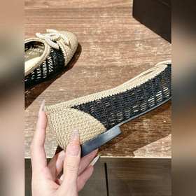 Классические балетки Chanel с новой сеткой. Идеально подходят как