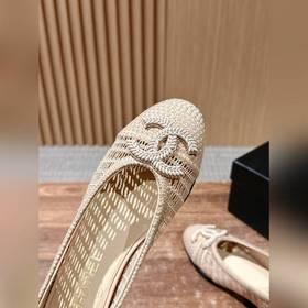 Классические балетки Chanel с новой сеткой. Идеально подходят как