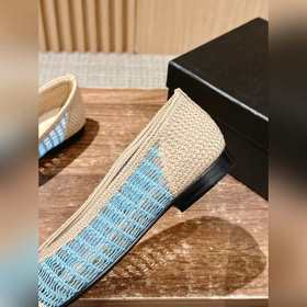 Классические балетки Chanel с новой сеткой. Идеально подходят как