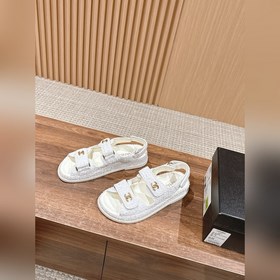 [Улучшенная версия] Классические сандалии Chanel с липучками Каж