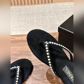 Chanel жемчужные сандалии Оригинальная модель, приобретенная сраз