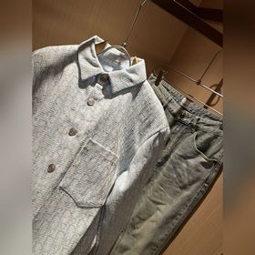 Dior 2025 ранневесенняя коллекция мужских и женских рубашек, нове