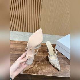 #Dior 2025 весна-лето, новая коллекция туфель на высоком каблуке 