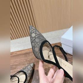#Dior 2025 весна-лето, новая коллекция туфель на высоком каблуке 