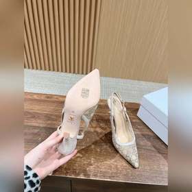 #Dior 2025 весна-лето, новая коллекция туфель на высоком каблуке 