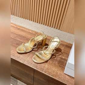 #Dior летняя новинка с бриллиантовой застежкой, плоской подошвой
