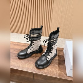 【Piri】 Новые легкие ботинки с вышивкой от Dior Элегантные ботинк