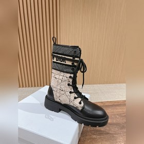 【Piri】 Новые легкие ботинки с вышивкой от Dior Элегантные ботинк